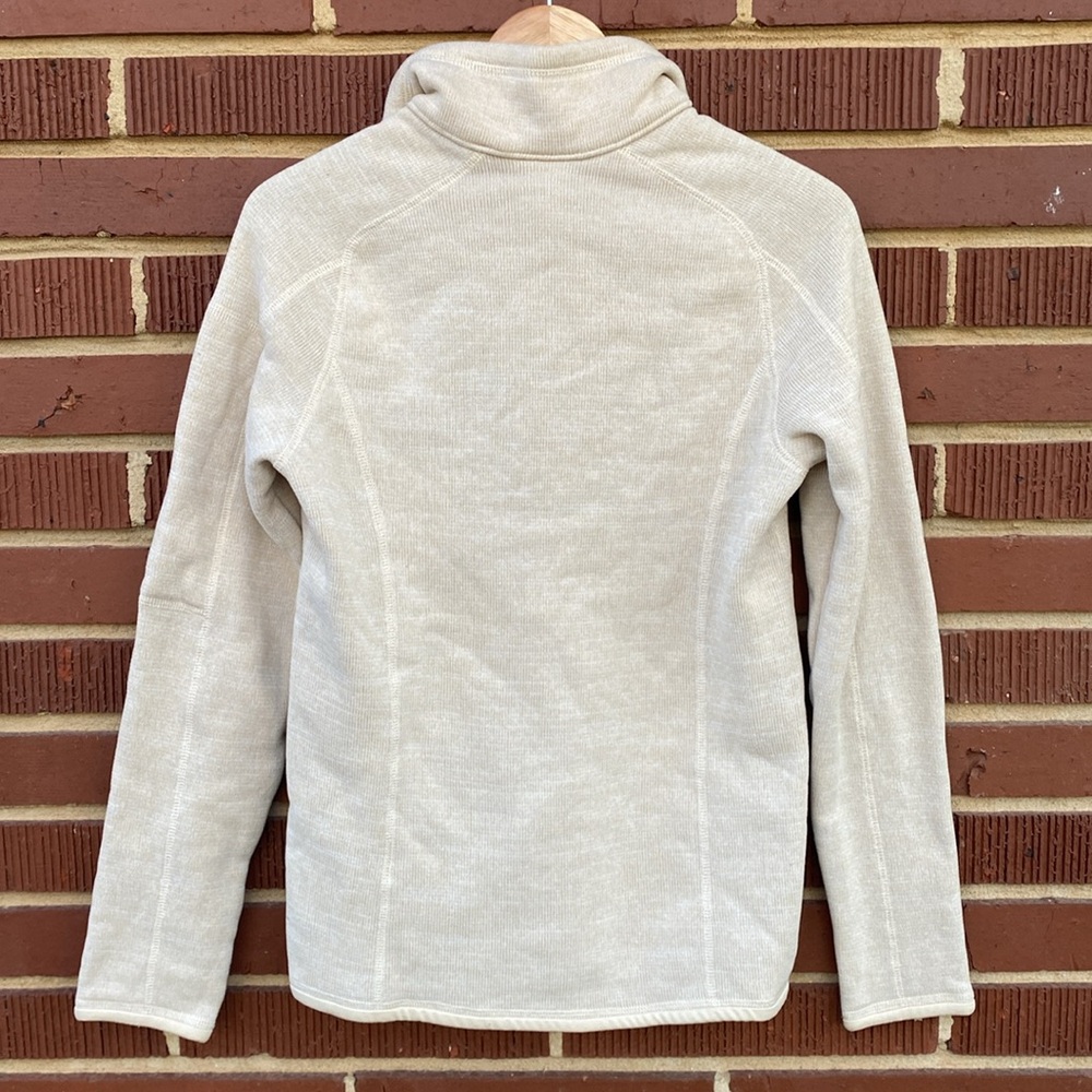 Patagonia‎ Women's 1/4 Quarter Zip Better Sweater Pullover in Oyster White Small - Picture 5 of 11
